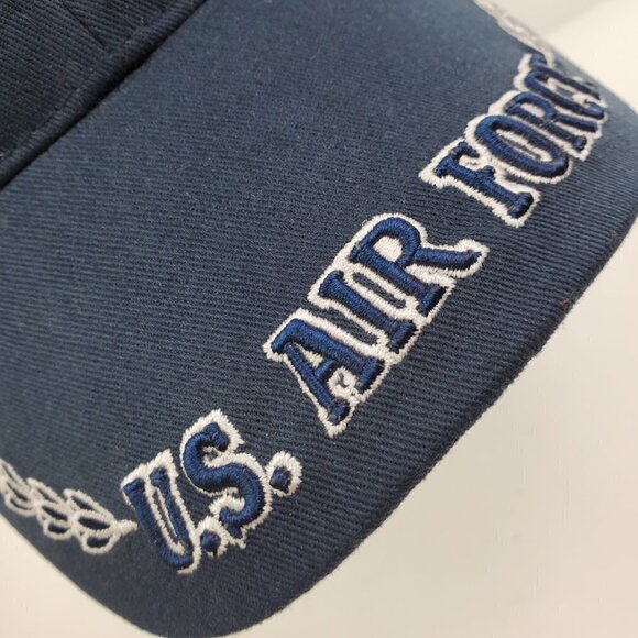 U.S. Air Force We Own the Skies Military Eagle Crest Embroidered Strapback Hat - Picture 4 of 9
